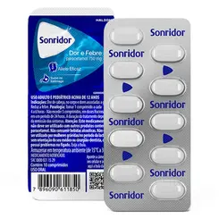 Sonridor Dor e Febre 750mg Com 20 comprimidos