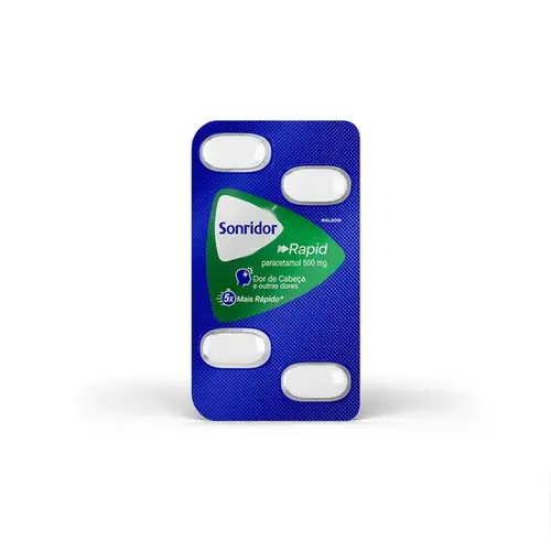 Sonridor Rapid Paracetamol 500mg 4 comprimidos