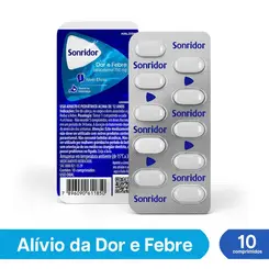 Sonridor Dor e Febre 750mg Blister 10 Comprimidos