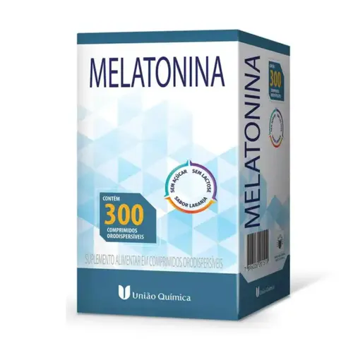 Melatonina União Química Frasco 300 comprimidos