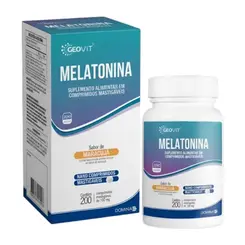 Melatonina Maracuja 200 Nano Mastigavel Geovit