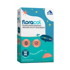 Floracol Pediátrico com 5 Saches de 1,8g cada