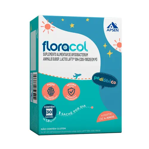 Floracol Pediátrico com 30 Saches