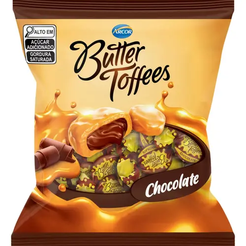 Bala Butter Toffees Chocolate Arcor 90g