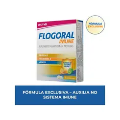 Flogoral Imune Mel e Limão 8 Pastilhas