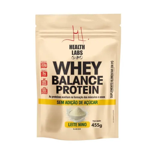 Whey Balance Protein 455g Leite Nino Health Labs