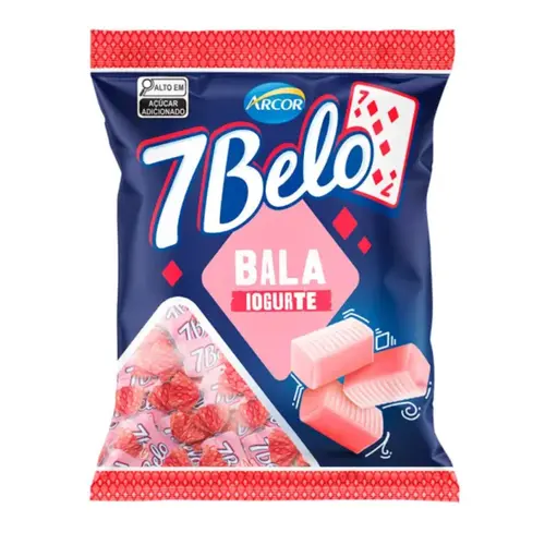 Balas 7Belo Sabor Iogurte 90g