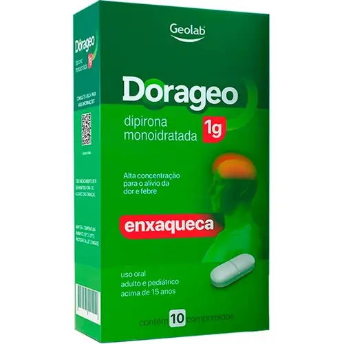 Dorageo Dipirona 1g  20 Cpr