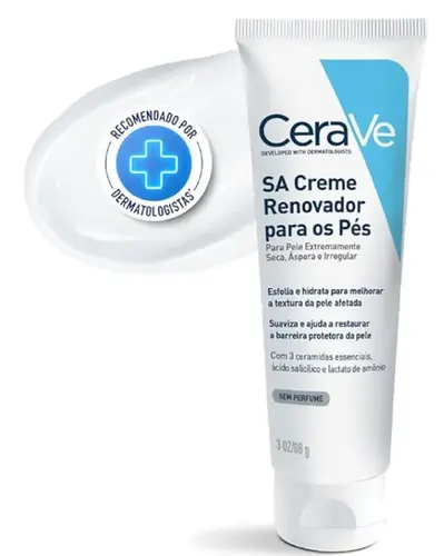 CeraVe SA Creme Renovador para os Pés Sem Perfume 88g