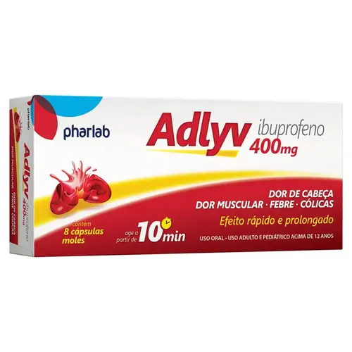 Adlyv 400mg c 08 capsulas mole