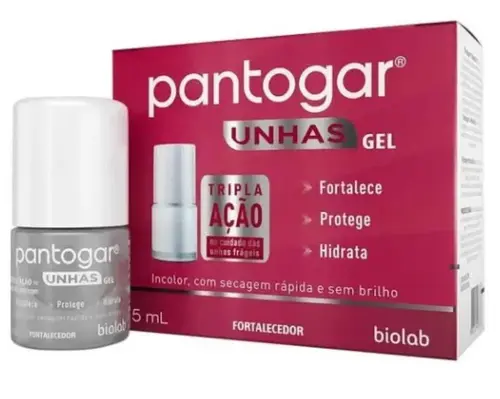 Pantogar Unhas Gel Secagem Rápida e sem Brilho 5ml