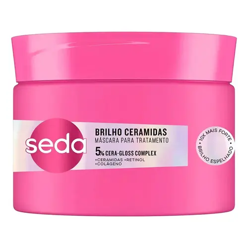 Mascara Para Tratamento Capilar Brilho Ceramidas Seda 300g