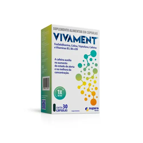 Vivament Suplemento Alimentar com 30 Cápsulas Duras