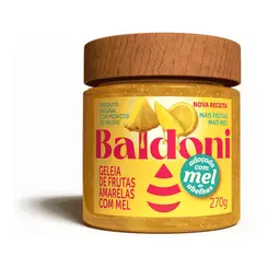 Geleia Baldoni Frutas Amarelas Com Mel 270g
