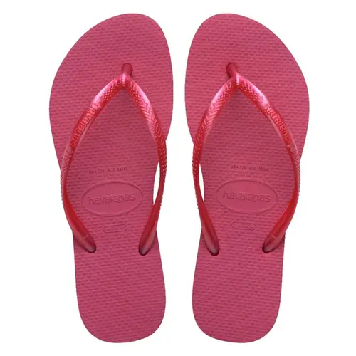 Sandália Havaianas Slim Rosa Gum Metálico 41