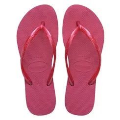 Sandália Havaianas Slim Rosa Gum Metálico 41