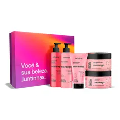 Kit Labotrat Morango c/5 Itens Presenteável