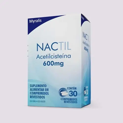 Suplemento Alimentar Nactil 600mg Myralis - 30 Comprimidos
