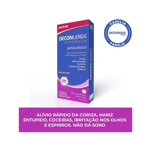 Deconlerg 5mg com 10 Comprimidos Revestidos