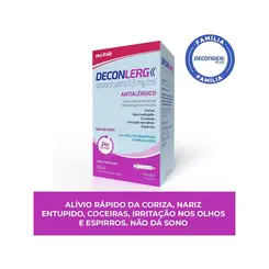 Deconlerg 0,5mg/ml Xarope Sabor Tutti Frutti com 60ml