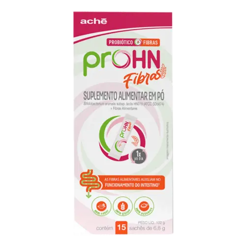 Suplemento alimentar Porhn 102 gramas 15 saches 6,8 cada
