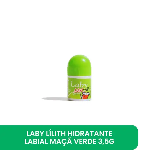 Protetor Solar Labial Laby Lilith FPS8 Maçã Verde 3,5g