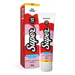 Gel Dental Super 12h Frutas Vermelhas e Menta 90g