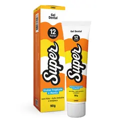 Gel Dental Super 12h Frutas Tropicais 90g