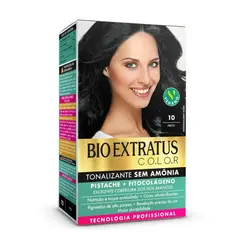 Kit Tonalizante Bio Extratus 10 Preto 135g