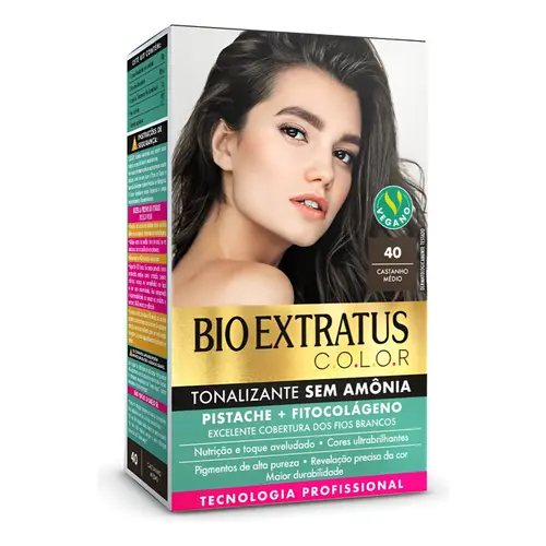 Kit Tonalizante 40 Castanho Médio 135g