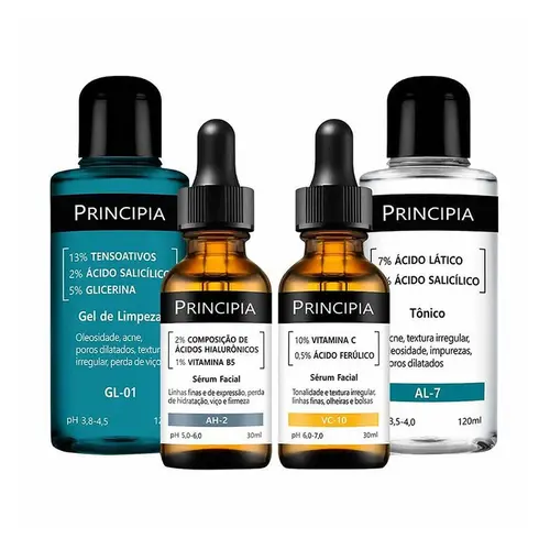 Kit Principia Essencial Avançado AL-7 + GL-01 + VC-10 + HA-2