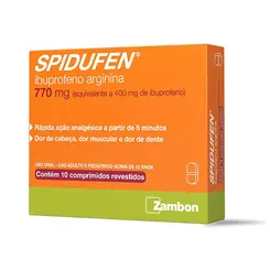 Spidufen 770mg Zambon 10 Comprimidos Revestidos