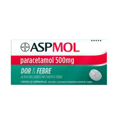 AspMol 500mg com 20 Comprimidos