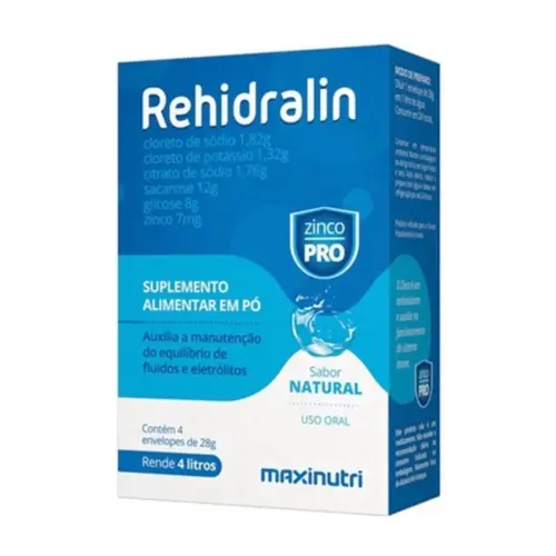 REHIDRALIN PO NATURAL 28G - 4ENV Maxinutri