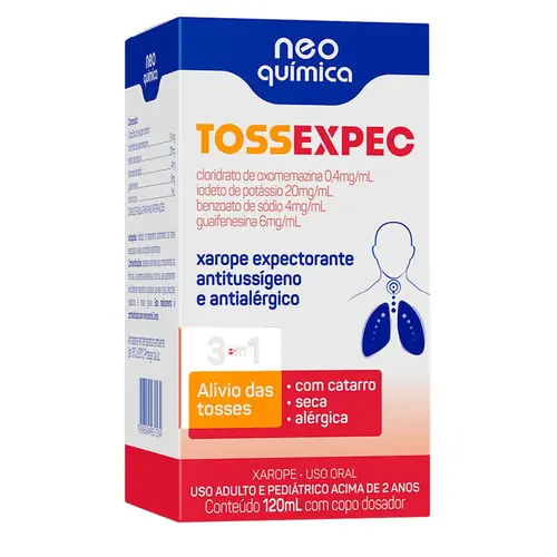 Tossexpec xarope c 120 ml