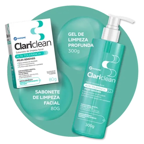 Clariclean Alta tolerancia Gel 300g Sabonete 80g