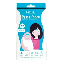Compressa Fria Passa Febre Munila 5x12cm 2un