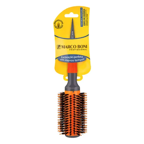 Escova Profissional Marco Boni Thermal Ceramic Orange 65mm