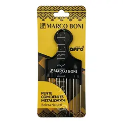 Pente Afro Marco Boni com Dentes em Metal