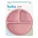 Prato Infantil de Silicone com Ventosa Buba Rosa
