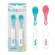 Kit 2 Colher Termossensível Infantil Buba Rosa e Azul