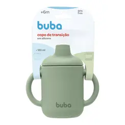 Copo de Treinamento Buba em Silicone Verde 120ml