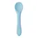 Colher Flexvel Azul em Silicone Para Bebs +6 Meses Buba