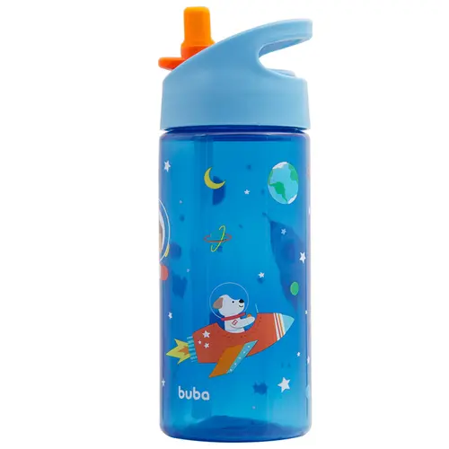 Garrafinha Infantil Criana Resistente Buba Astronauta 380ml