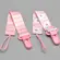 Kit 2 Prendedores de Chupeta Buba Com Clip Trava Coala Rosa