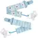 Kit 2 Prendedores de Chupeta Buba Com Clip Trava Coala Azul