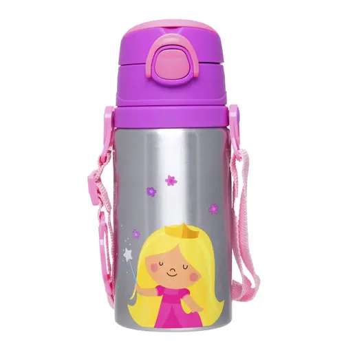 Garrafinha De Aluminio Aventuras Princesa