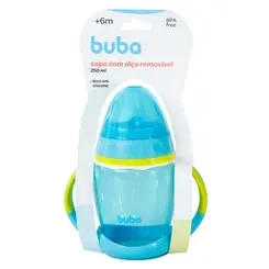 Copo de treinamento Buba com Ala Removvel Azul 250ml