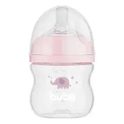 Mamadeira Buba Easy Flow Elefante Rosa 120ml