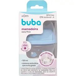 Mamadeira Buba Easy Flow Nuvem Azul 120ml